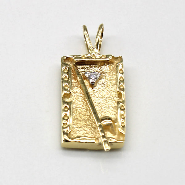 Diamond Gold Pendant | 0.04ct |