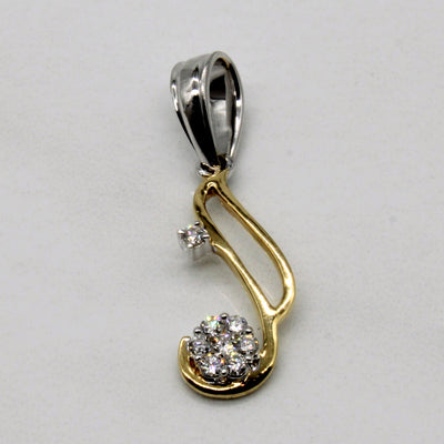 Cluster Set Diamond Pendant | 0.15ctw |