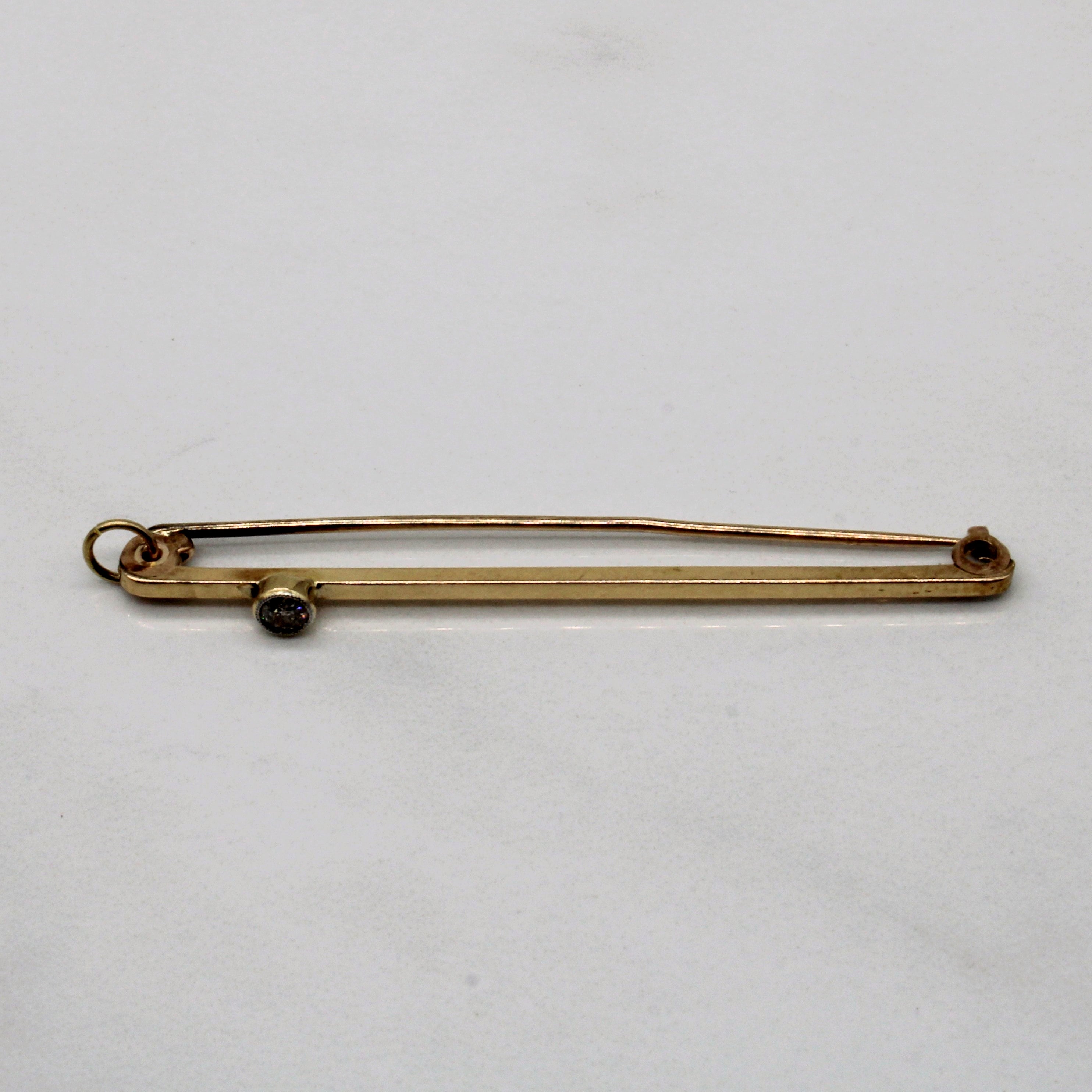 Vintage Diamond Brooch | 0.08ct |