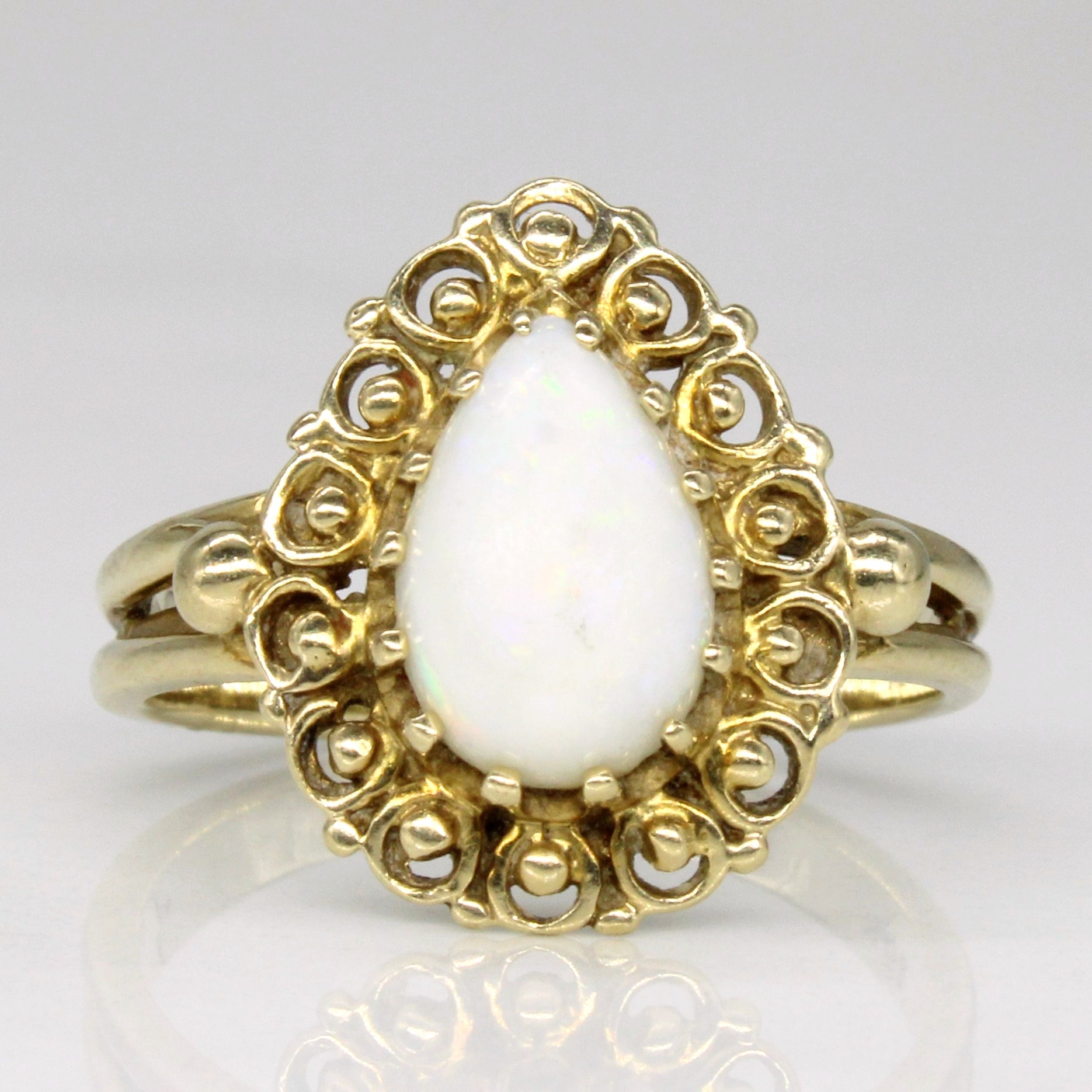 Opal Ornate Ring | 0.90ct | SZ 5.75 |