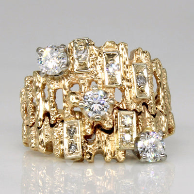 Diamond Fused Rings | 0.47ctw | SZ 4.5 |