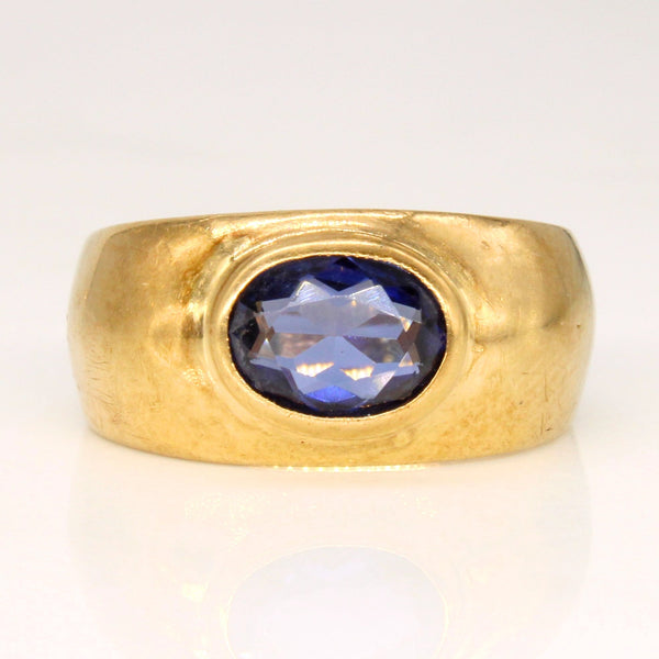 Synthetic Sapphire Ring | 1.00ct | SZ 5.75 |