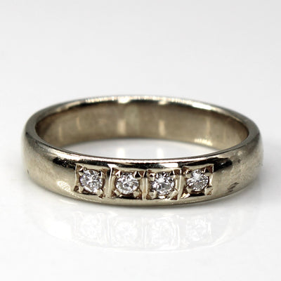 Four Stone Diamond Band | 0.10ctw | SZ 4.5 |