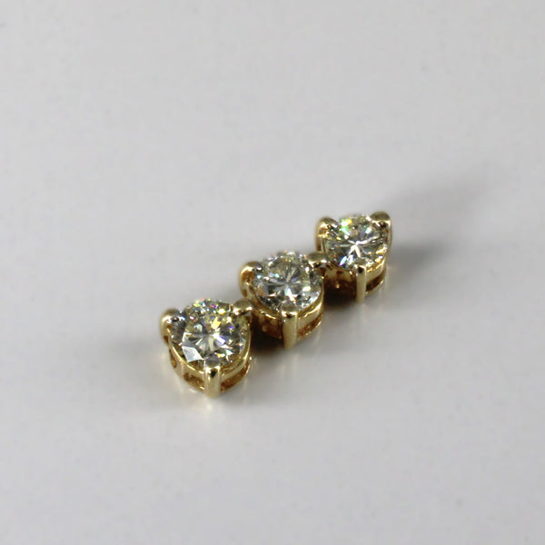 Three Stone Diamond Pendant | 1.31ctw |