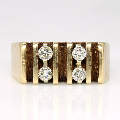 Diamond Cocktail Ring | 0.48ctw | SZ 10.5 |