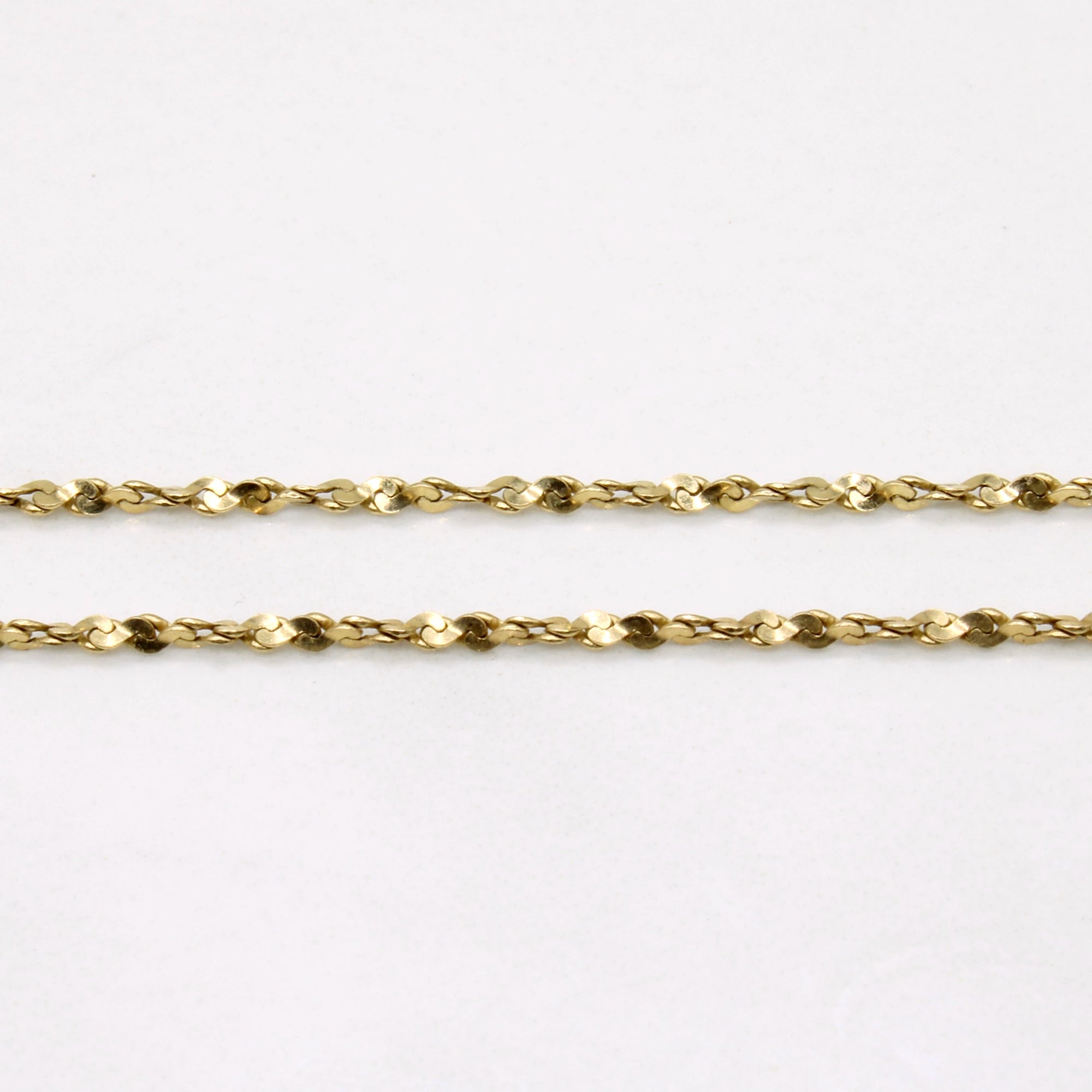 10k Yellow Gold Nugget Chain | 18