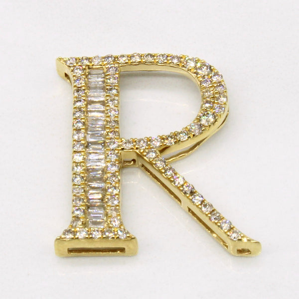 Diamond 'R' Pendant | 0.50ctw |