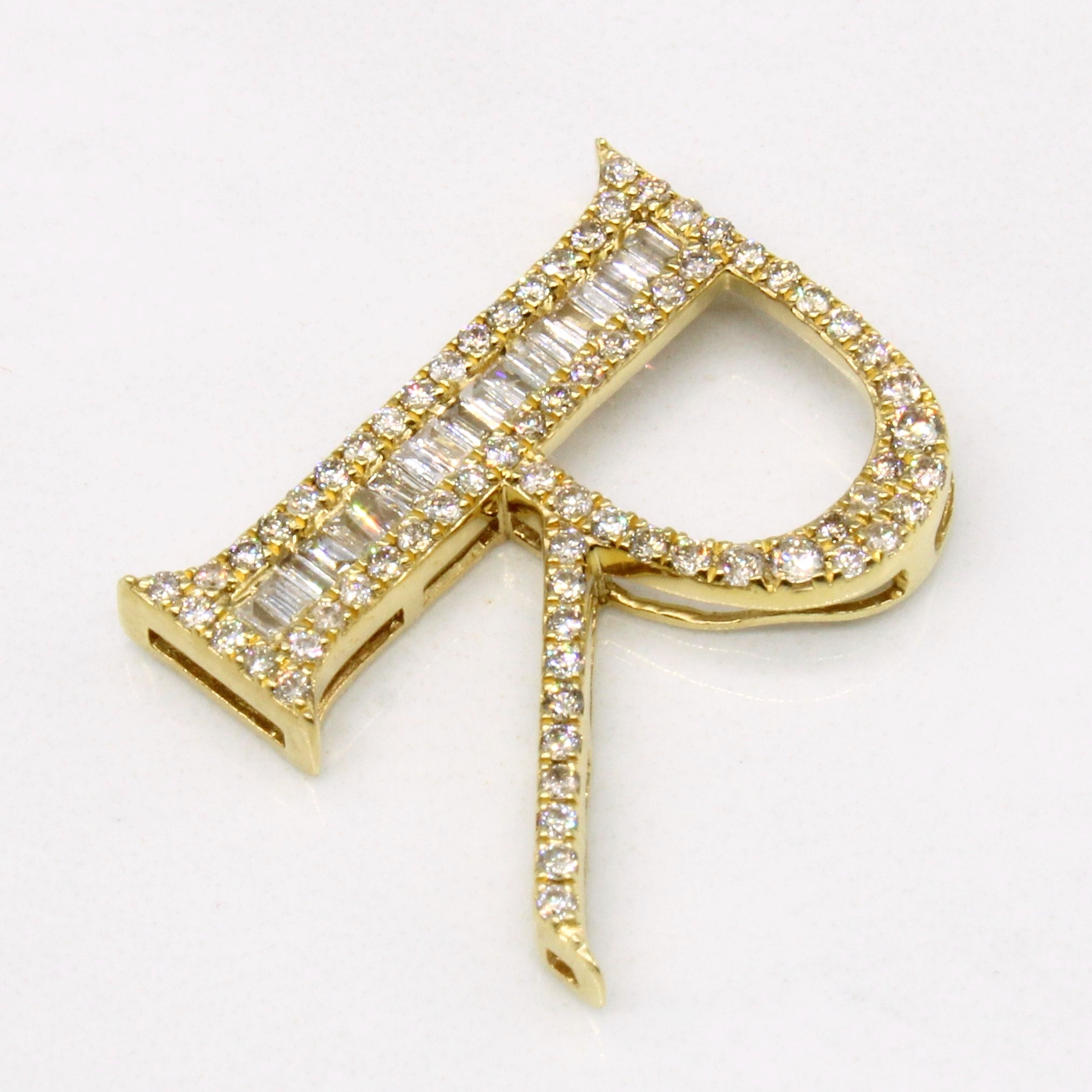 Diamond 'R' Pendant | 0.50ctw |