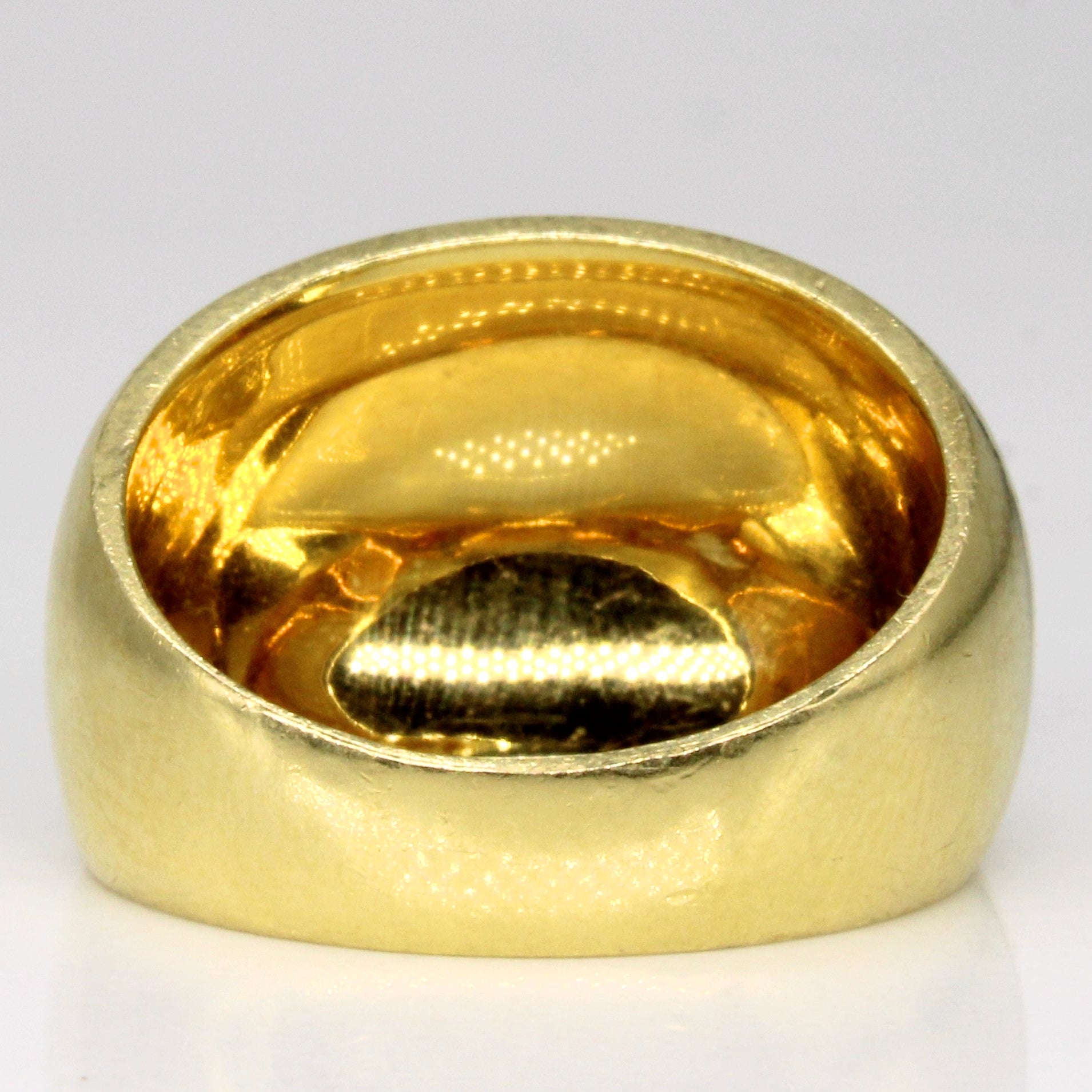 18k Yellow Gold Heart Ring | SZ 7.5 |