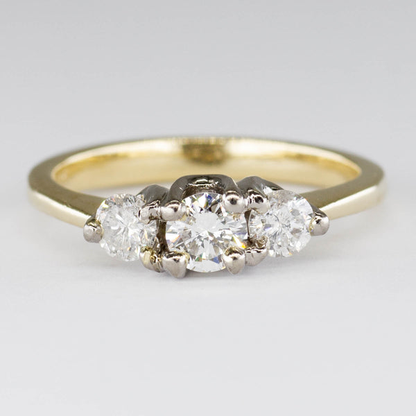 Three Stone Diamond Ring | 0.85ctw | SZ 8 |