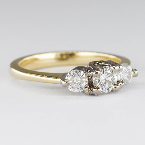 Three Stone Diamond Ring | 0.85ctw | SZ 8 |