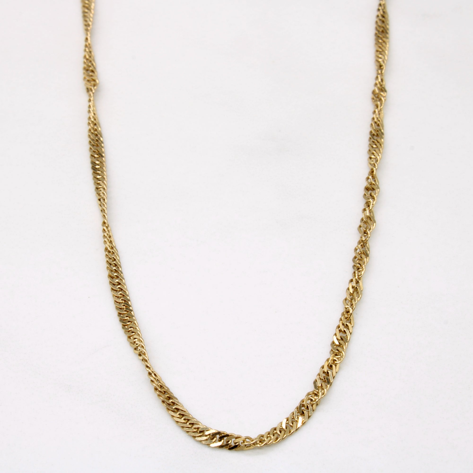 10k Yellow Gold Rope Chain | 18