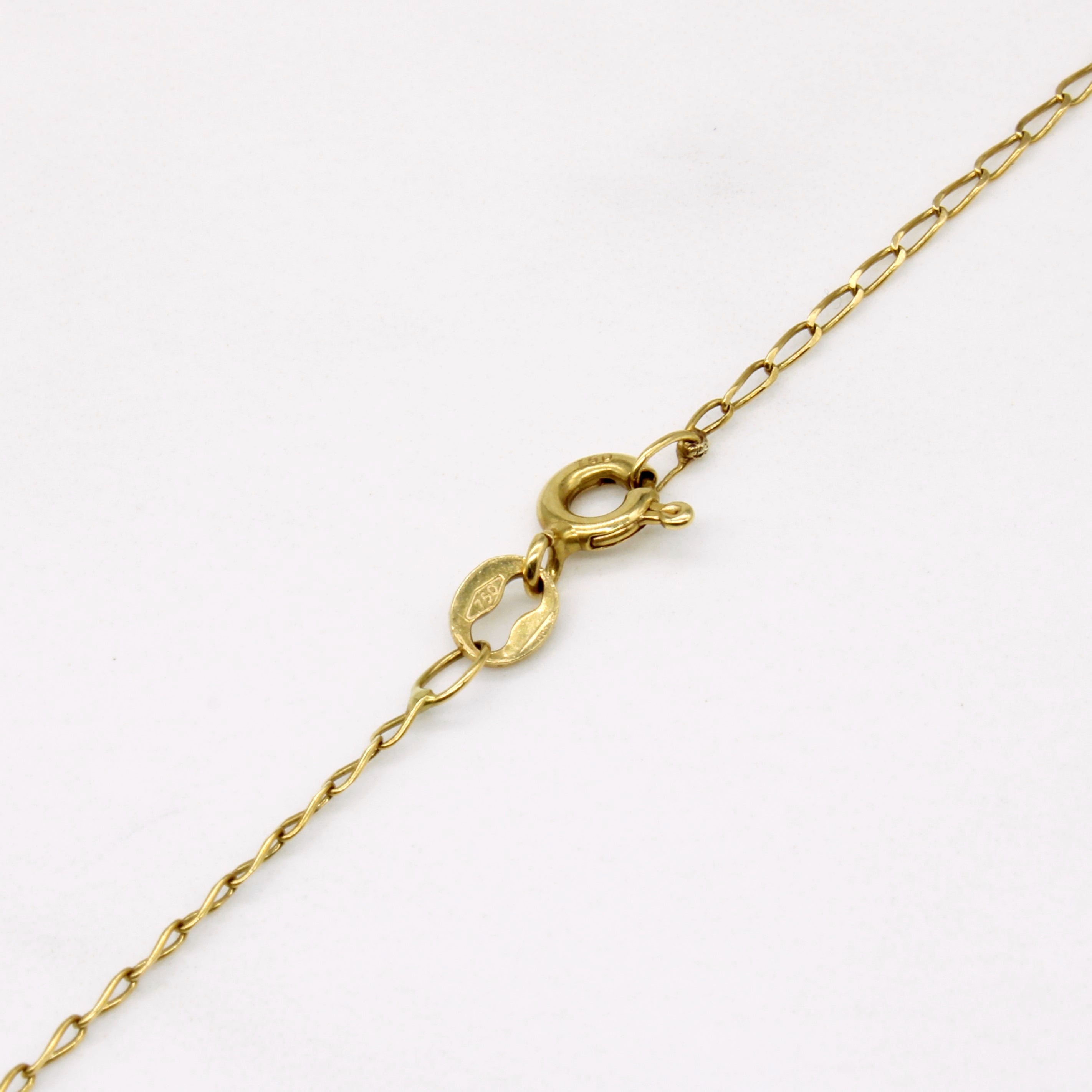 18k Yellow Gold Chain | 18" |