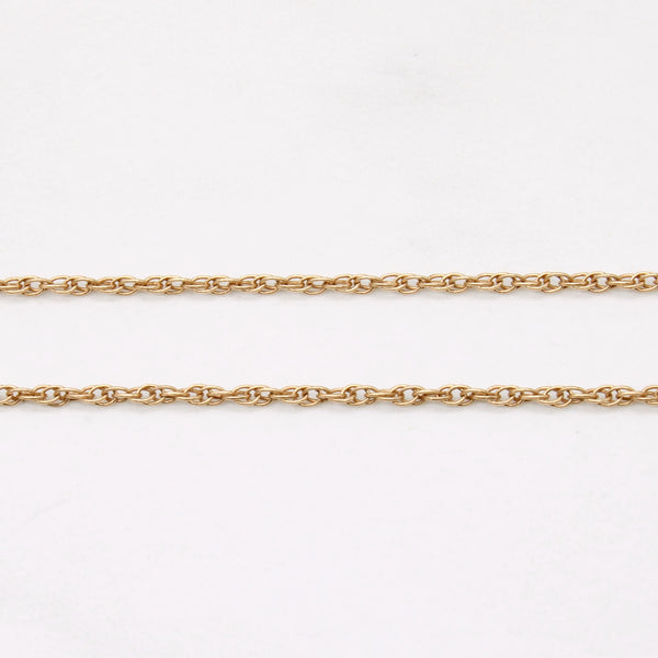 14k Yellow Gold Rope Chain | 25