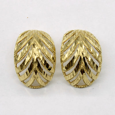 14k Yellow Gold Earrings