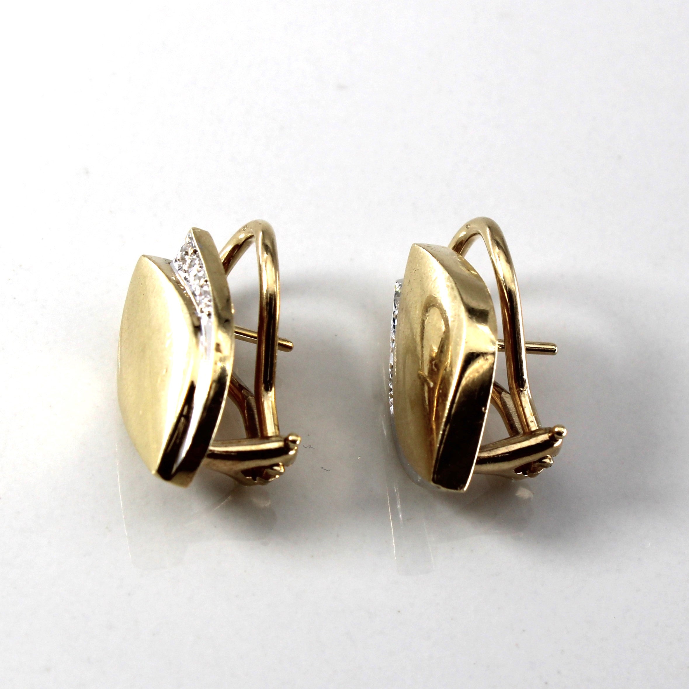 Gold and Diamond Earrings | 0.10ctw |