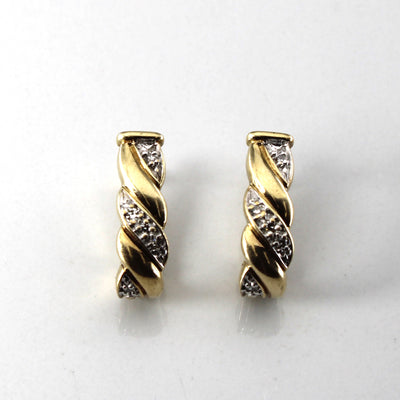 Diamond Huggie Earrings | 0.10ctw |