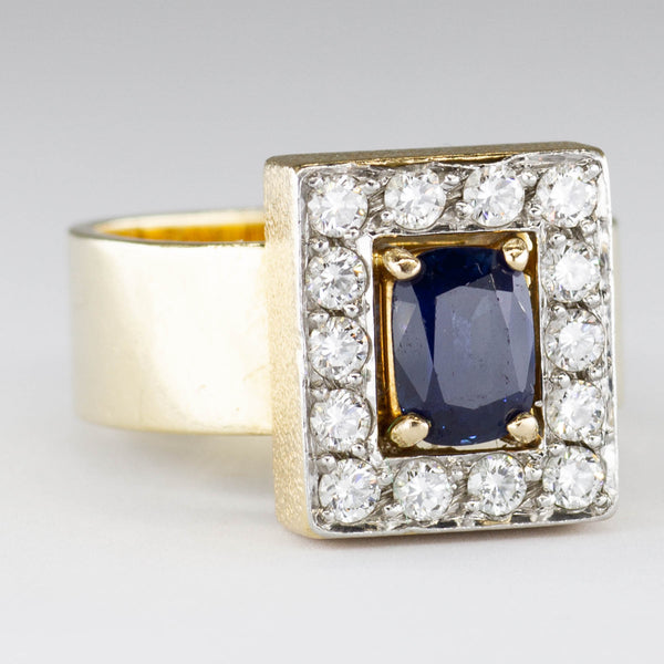 Cavelti' Sapphire and Diamond Ring | 0.20ctw | SZ 6.25