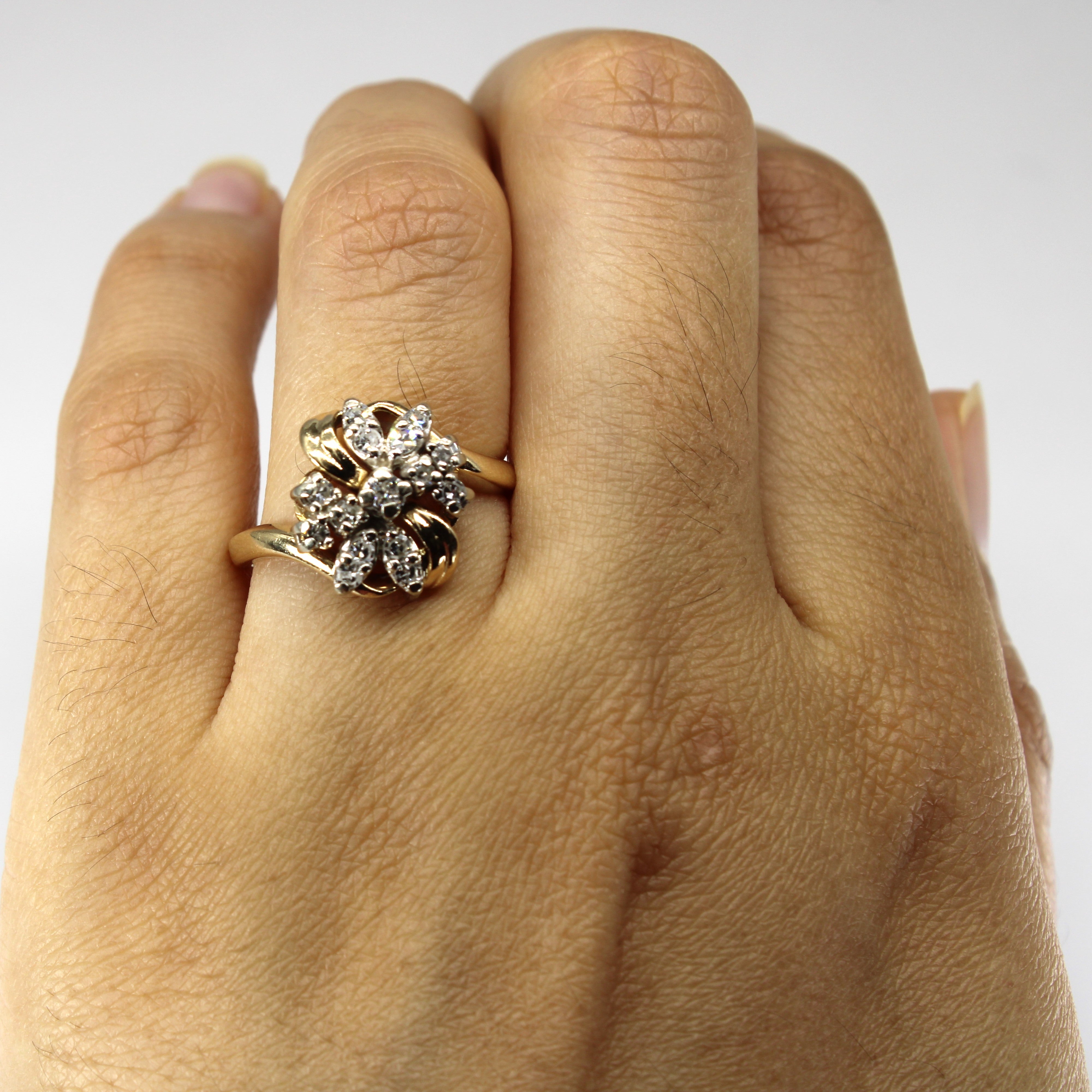 Cluster Set Diamond Ring | 0.32ctw | SZ 7.25 |