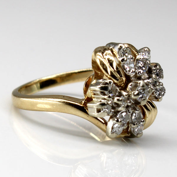 Cluster Set Diamond Ring | 0.32ctw | SZ 7.25 |