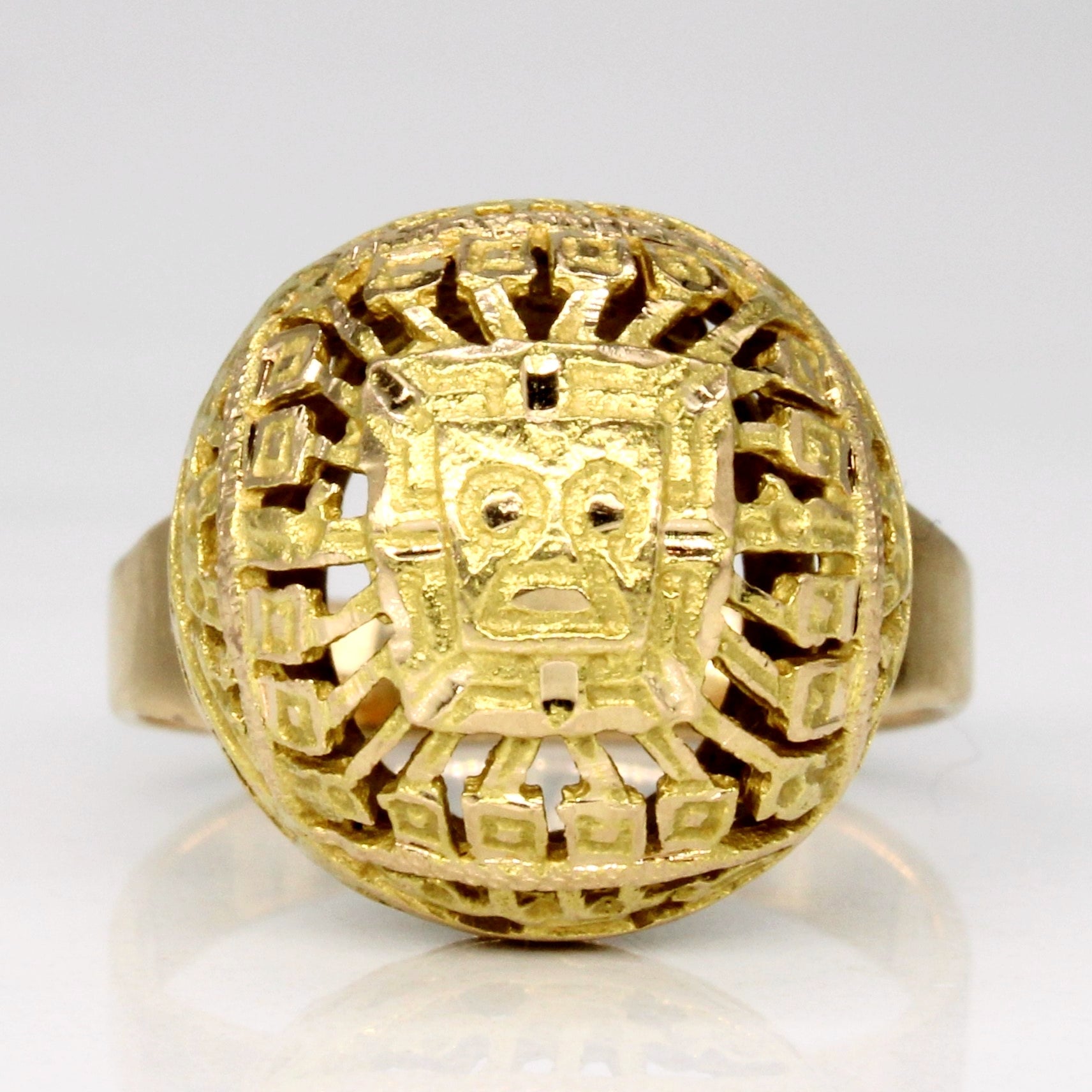 20k Yellow Gold Dome Ring | SZ 4.75 |