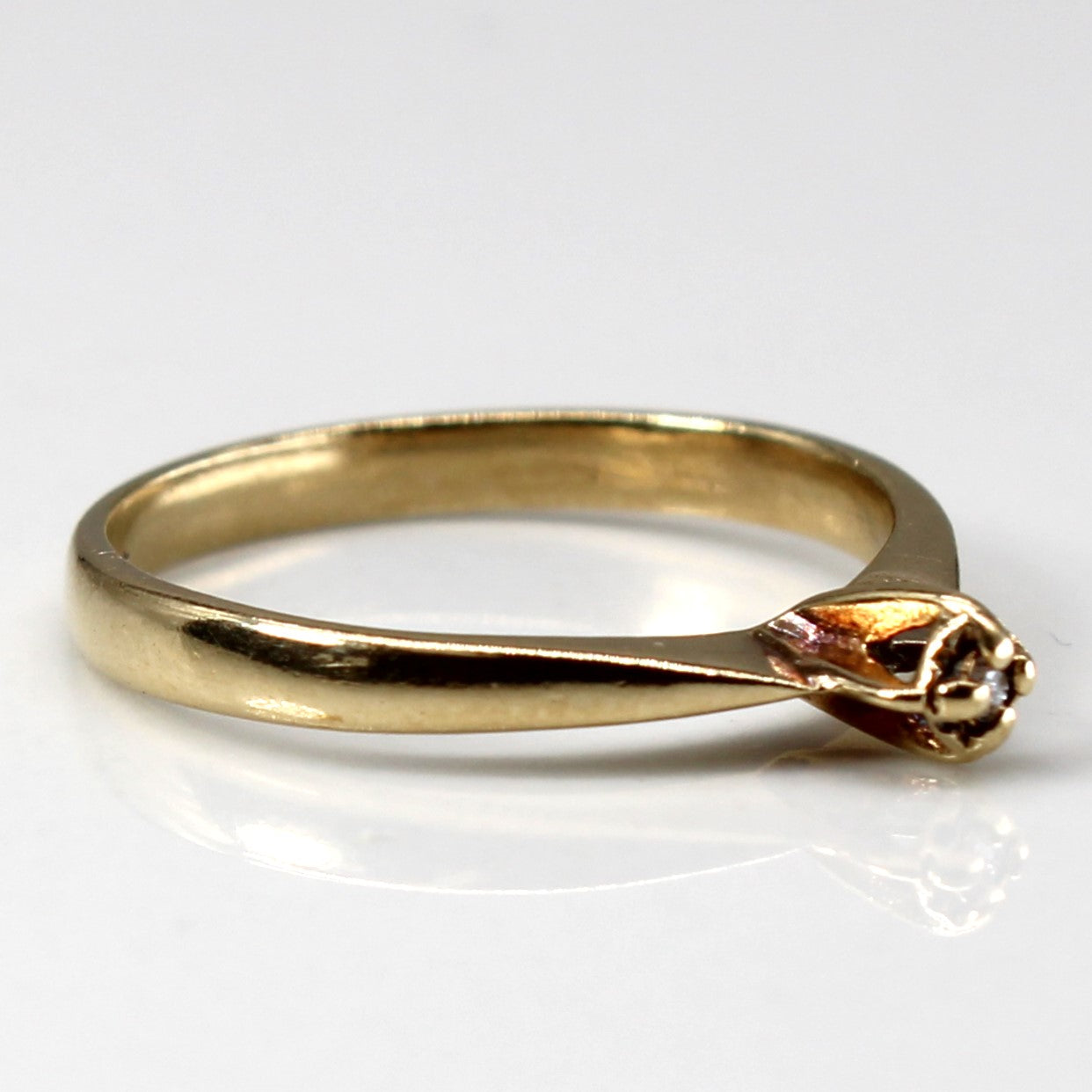 High Set Diamond Ring | 0.005ct | SZ 2.5 |