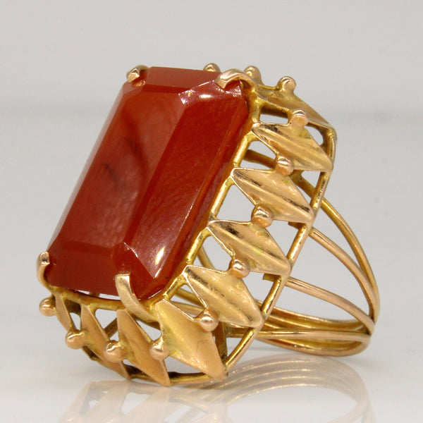 Agate Cocktail Ring | 13.50ct | SZ 6.75 |