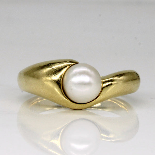 Pearl Cocktail Ring | SZ 10.25 |