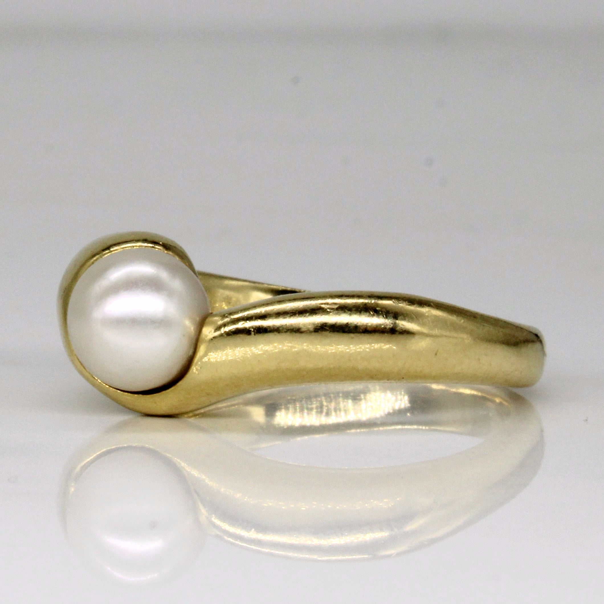 Pearl Cocktail Ring | SZ 10.25 |