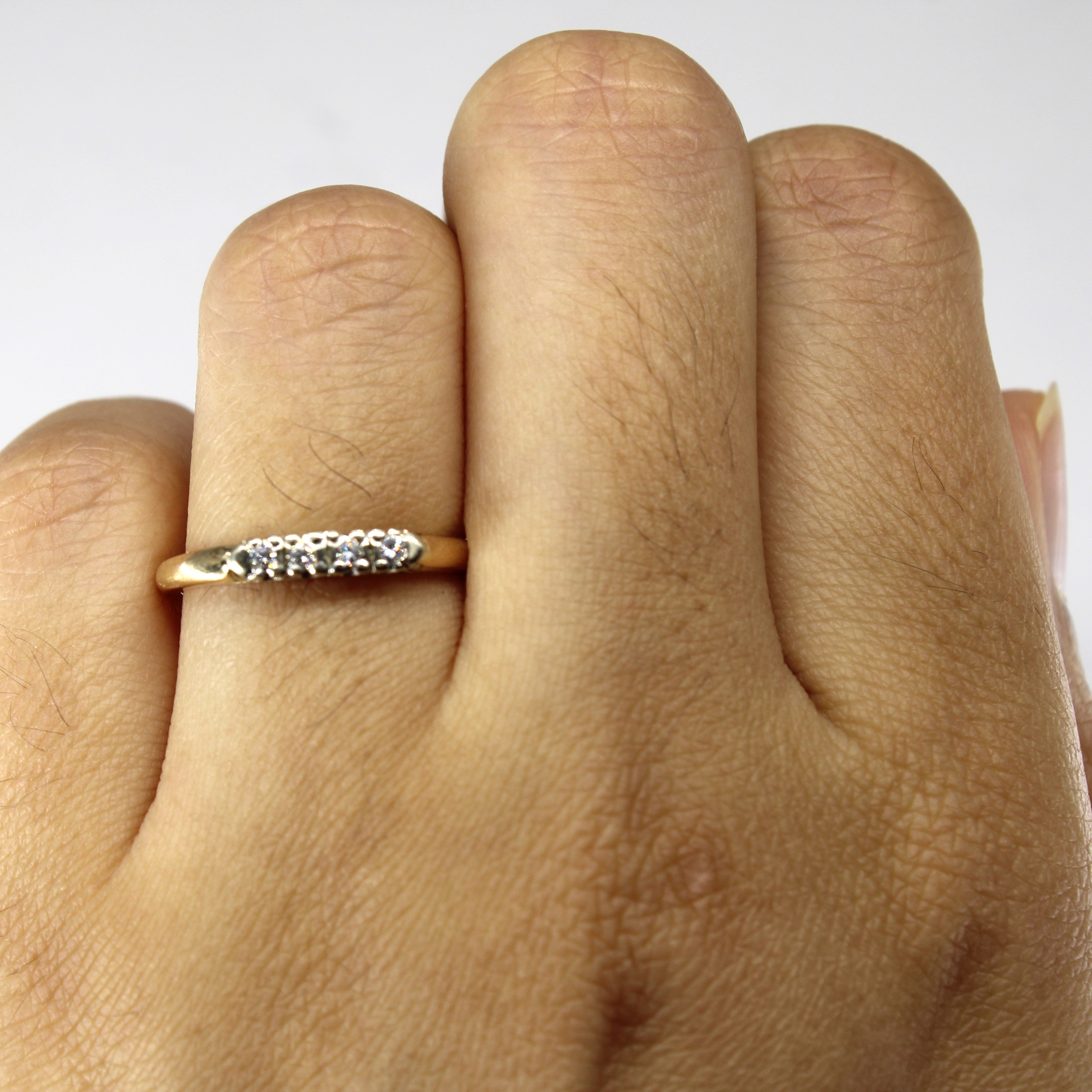 Four Stone Diamond Ring | 0.08ctw | SZ 6 |