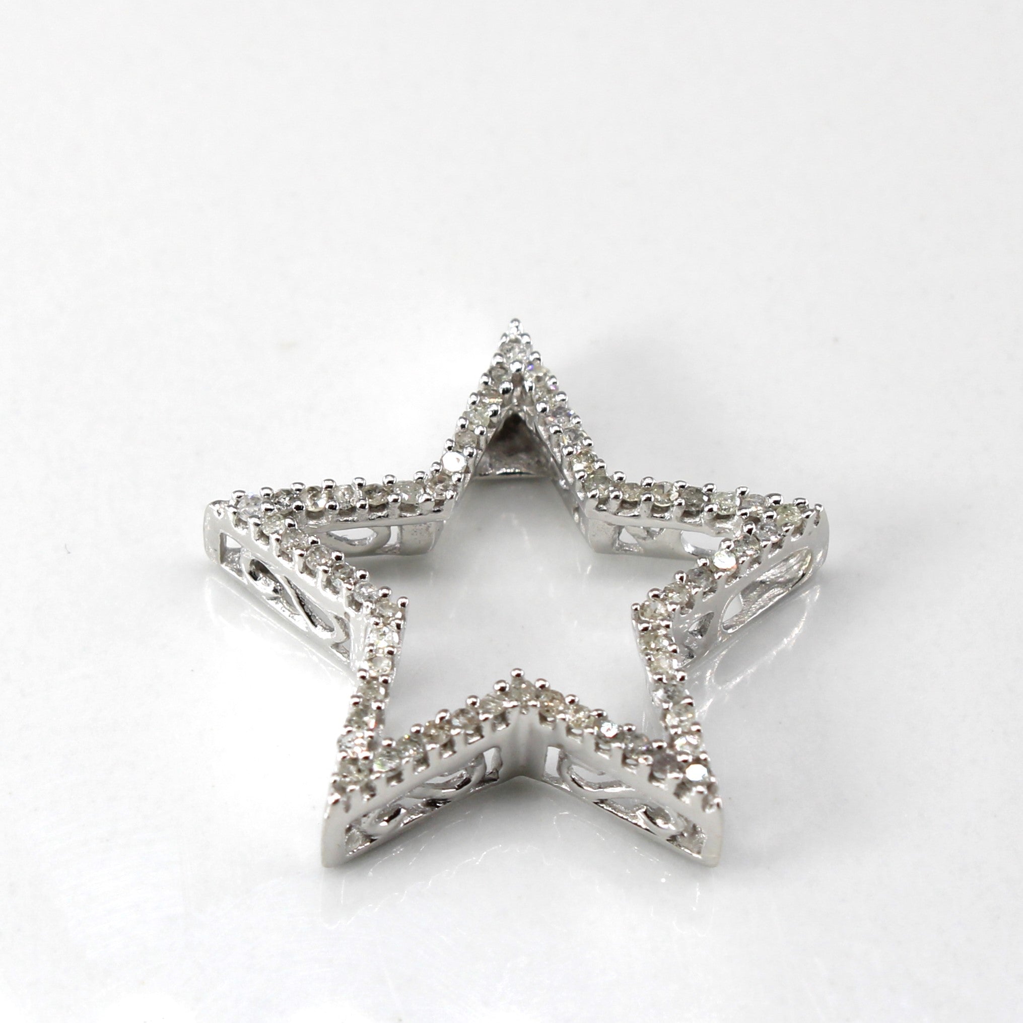 Pendentif étoile pavé de diamants | 0,20 ct | 