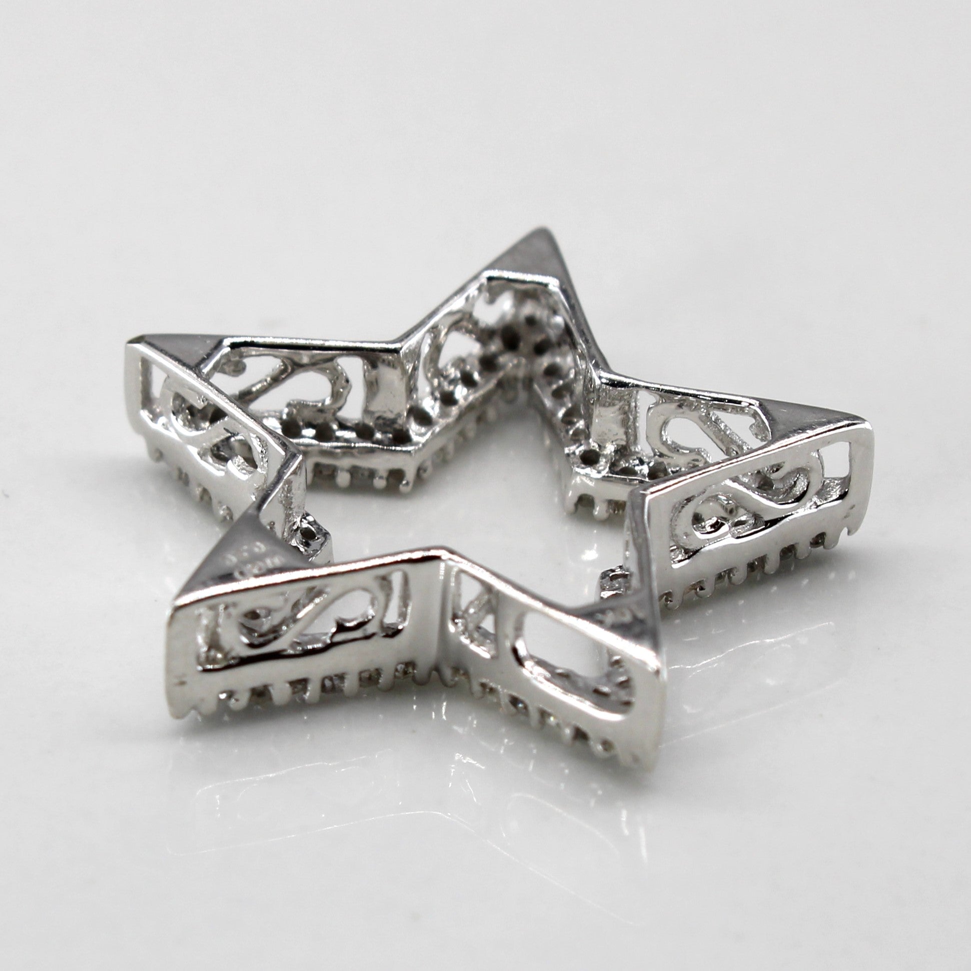 Pendentif étoile pavé de diamants | 0,20 ct | 