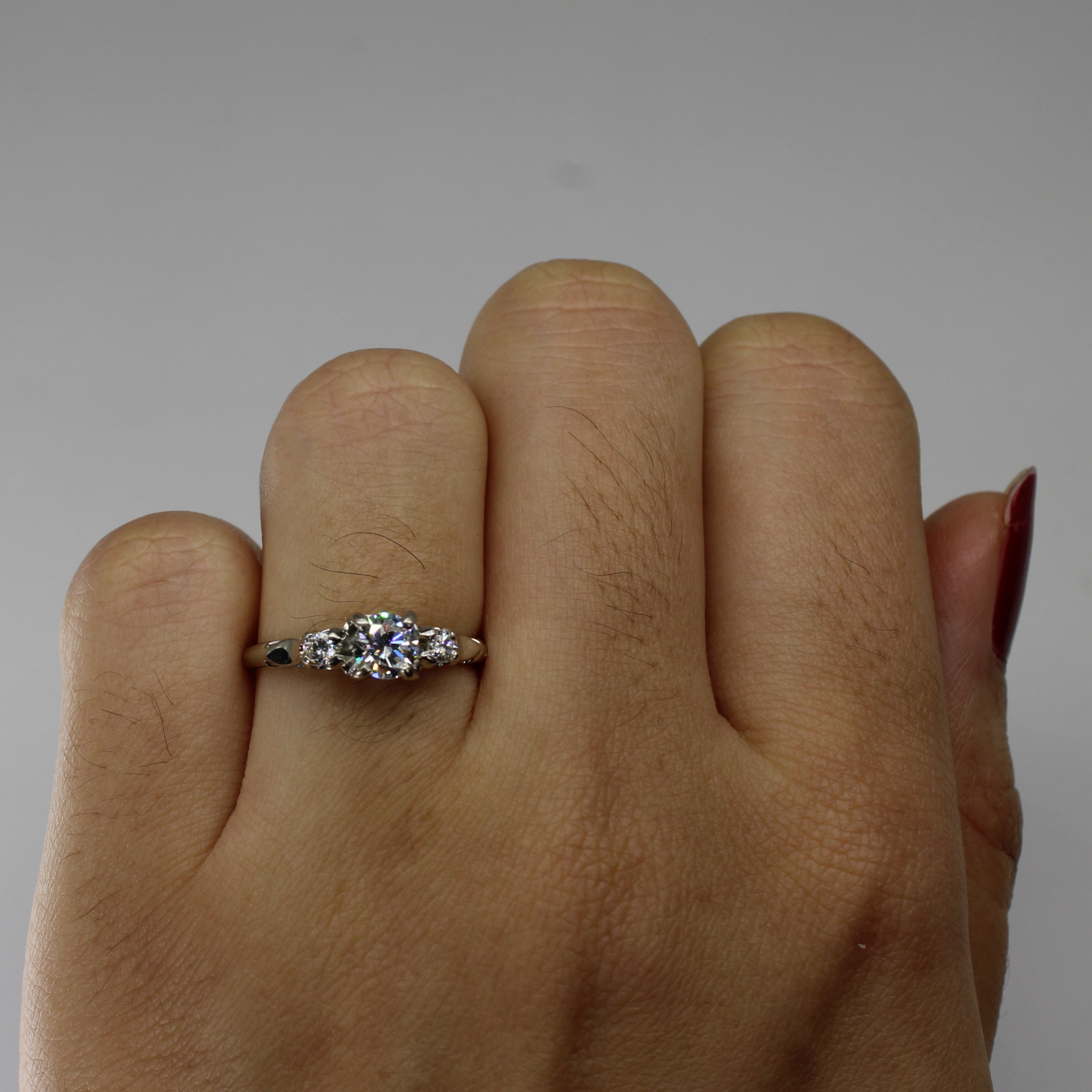 Three Stone Diamond Ring | 0.51ctw | SZ 6 |