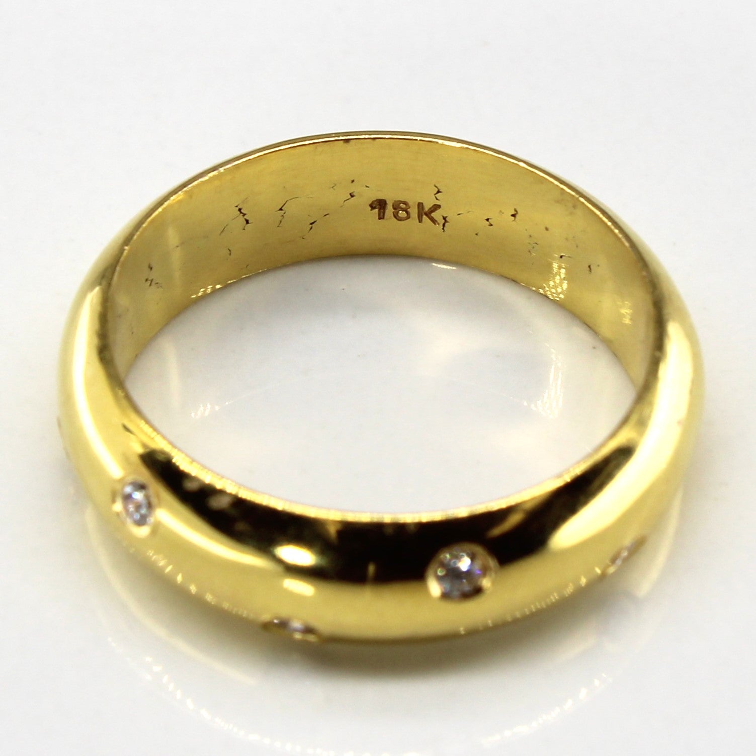 Flush Set Diamond Band | 0.08ctw | SZ 8.5 |