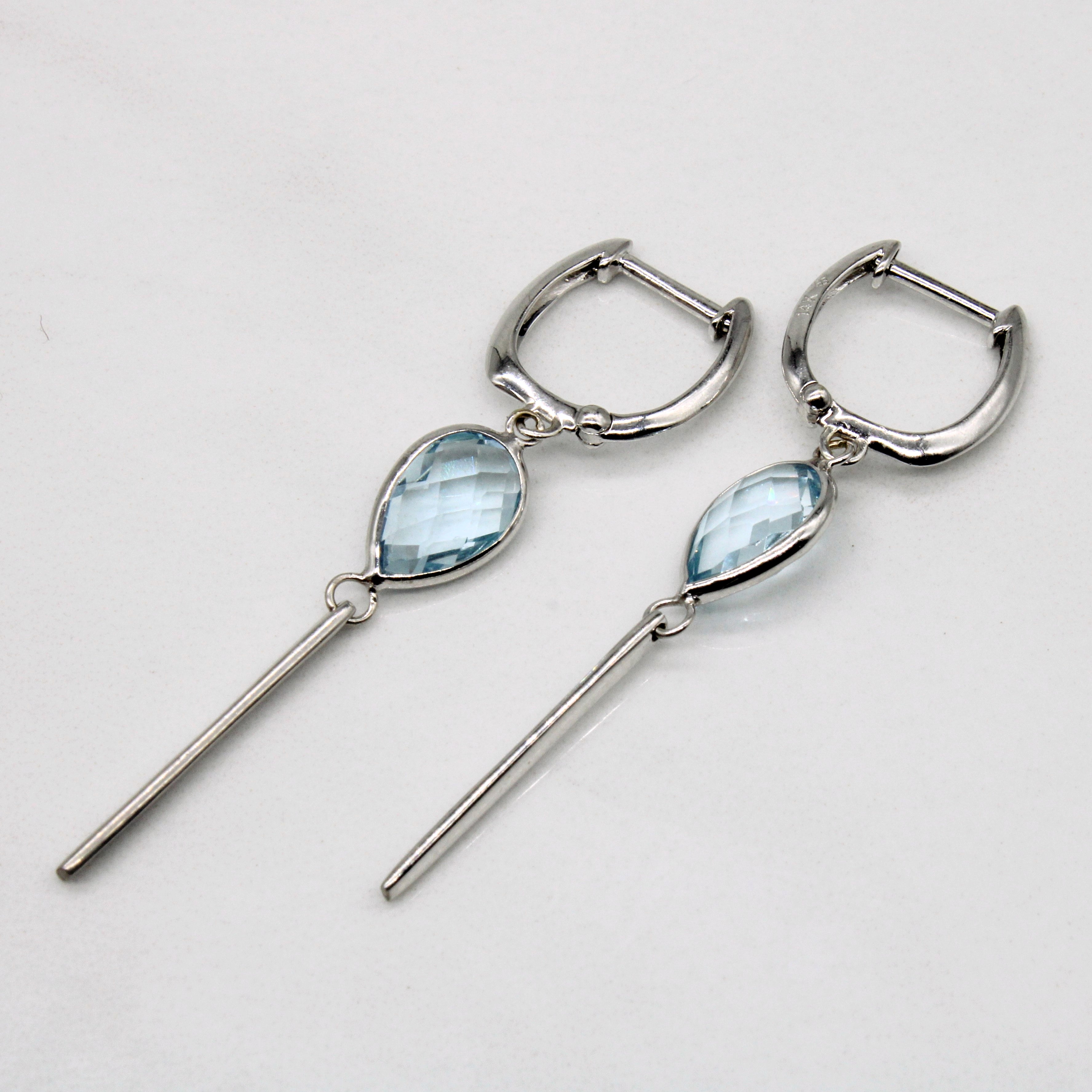 Topaz Drop Earrings | 3.60ctw |