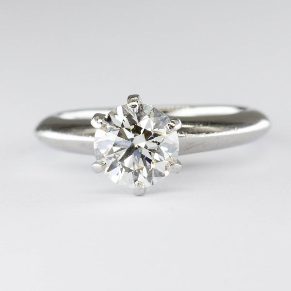 Tiffany & Co.' Diamond Platinum Solitaire Ring| 1.06ctw | SZ 3.5