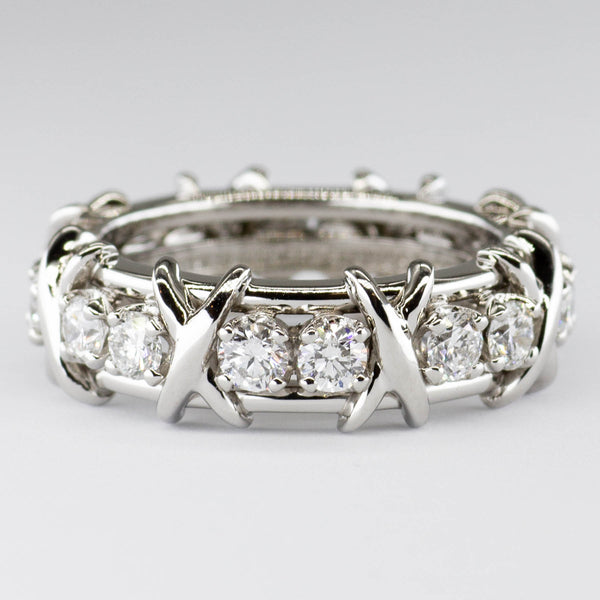 'Tiffany & Co.' Jean Schlumberger 16 Stone Diamond Ring | 1.14ctw | SZ 5.5