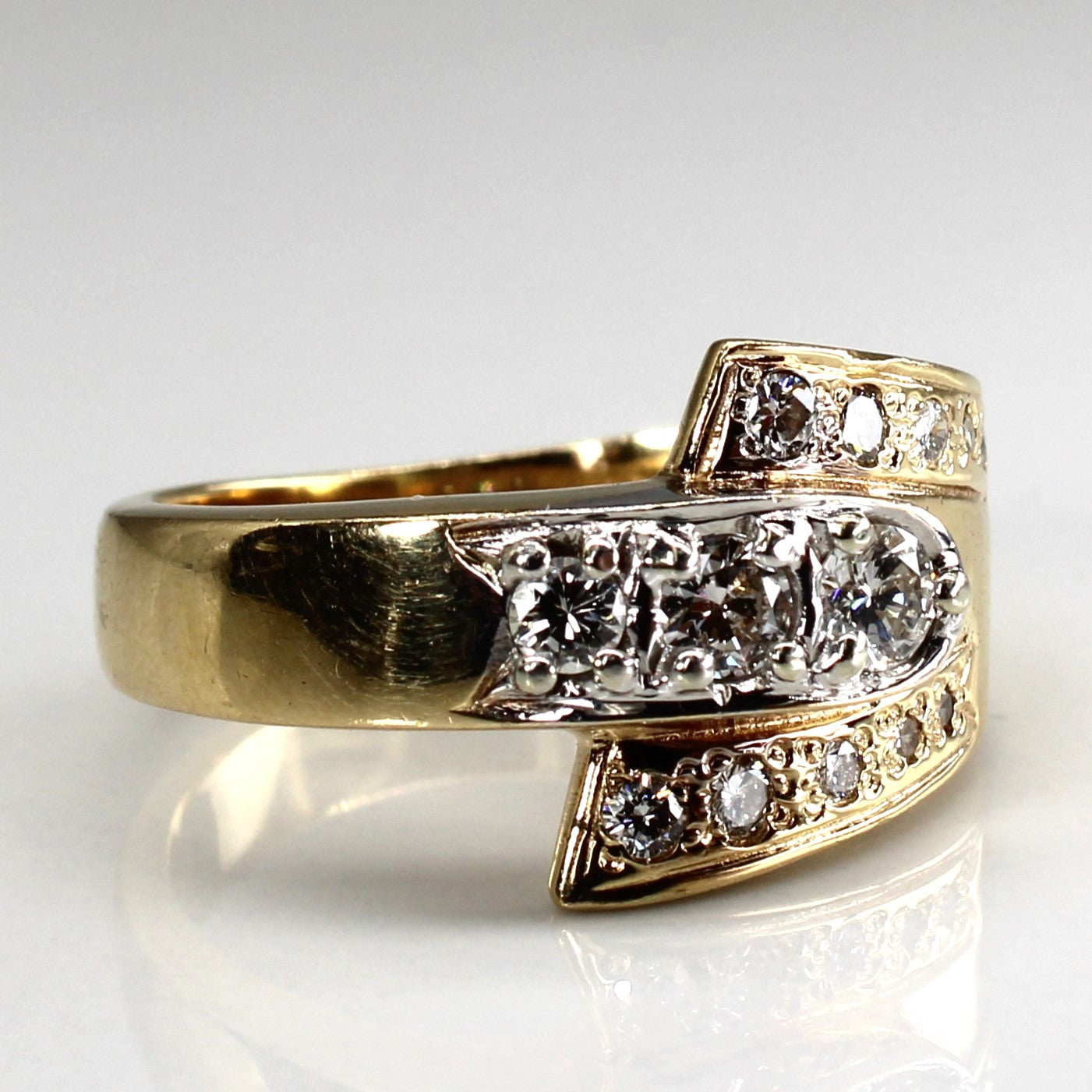 Diamond Wrap Ring | 0.78ctw | SZ 11 |