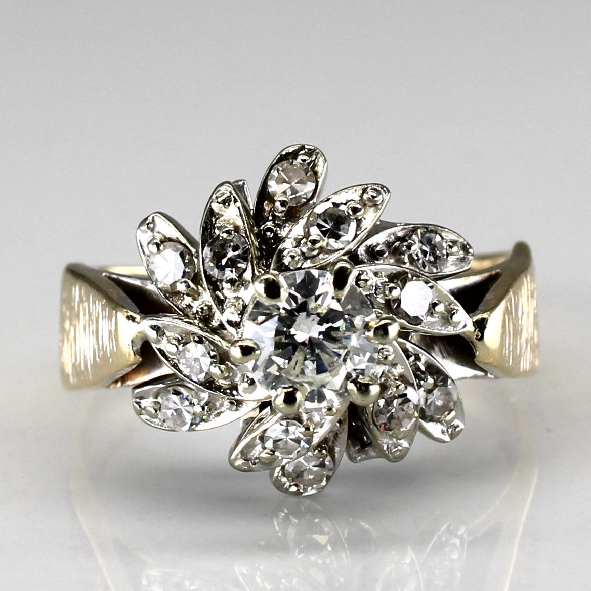 Cluster Diamond Cocktail Ring | 0.80ctw | SZ 7.5 |