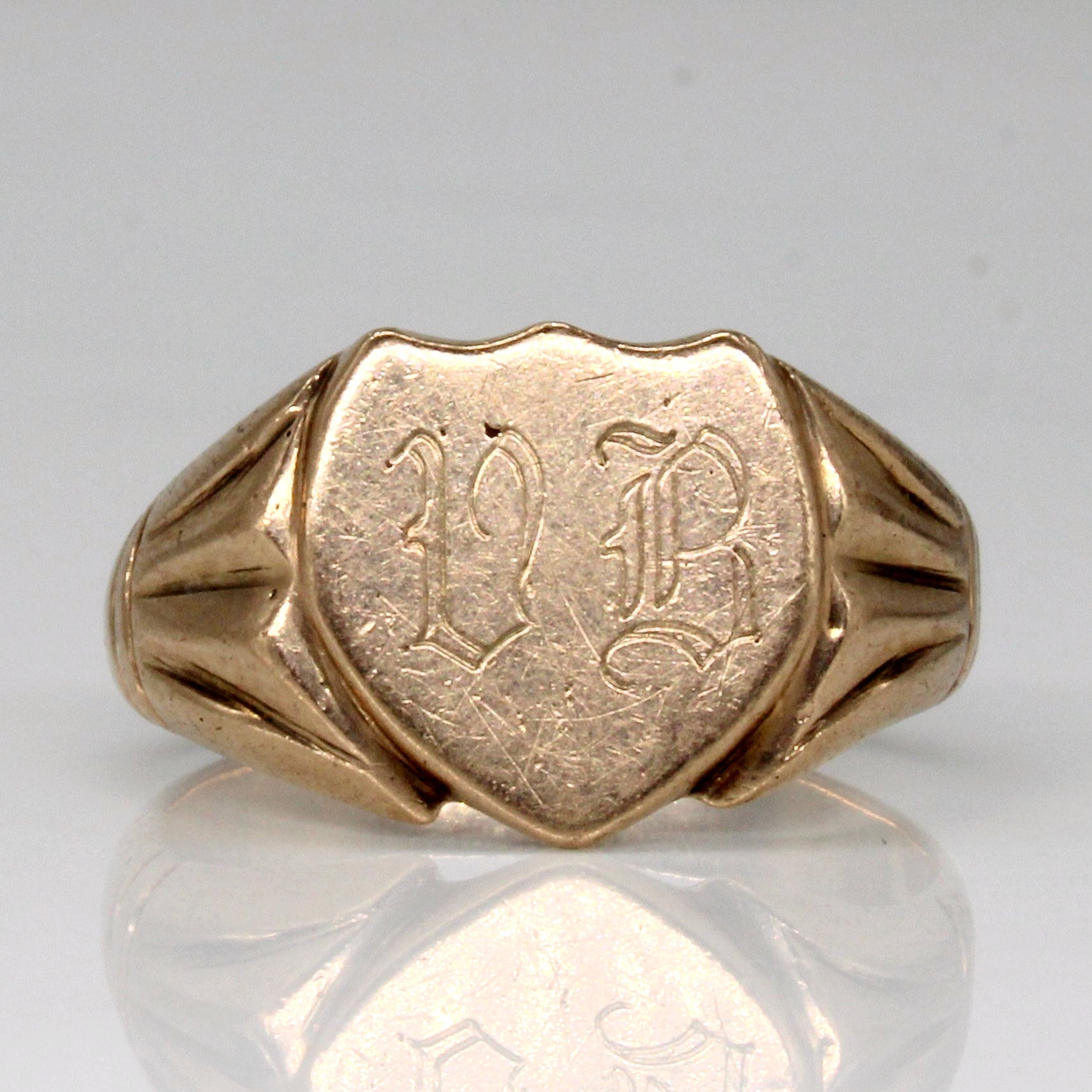 10k Yellow Gold Signet Ring | SZ 10 |