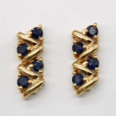 Sapphire Earrings | 0.40ctw |