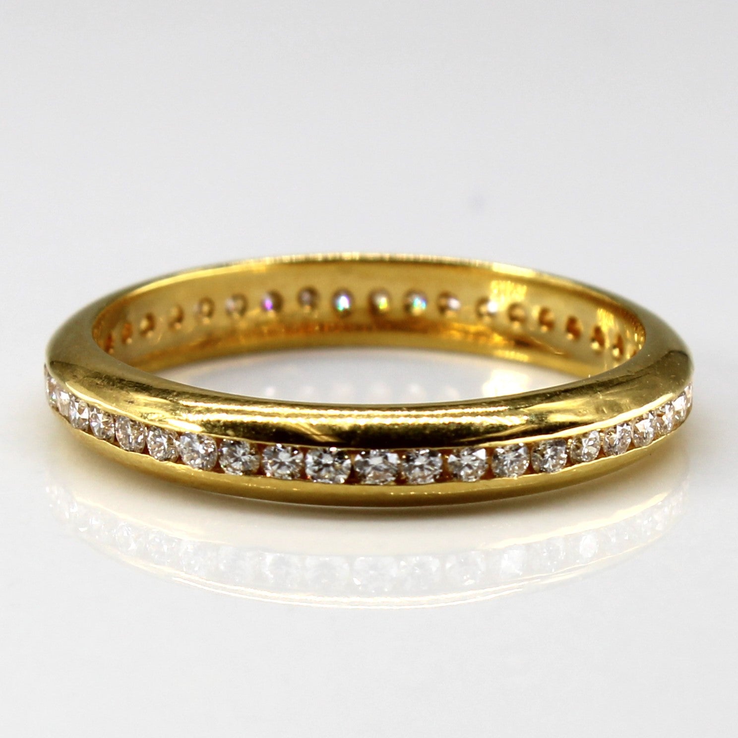 Channel Set Diamond Eternity Band | 0.45ctw | SZ 8 |