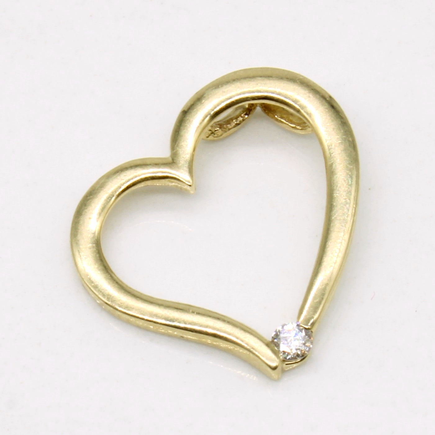 Diamond Heart Pendant | 0.03ct |