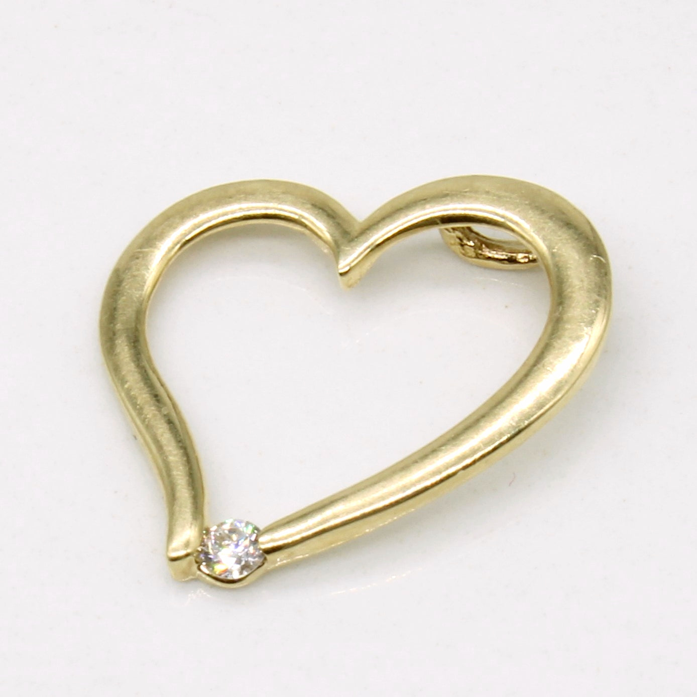 Diamond Heart Pendant | 0.03ct |