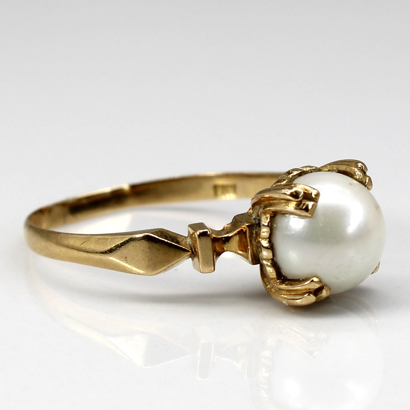 Prong Set Pearl Ring | SZ 8.5 |