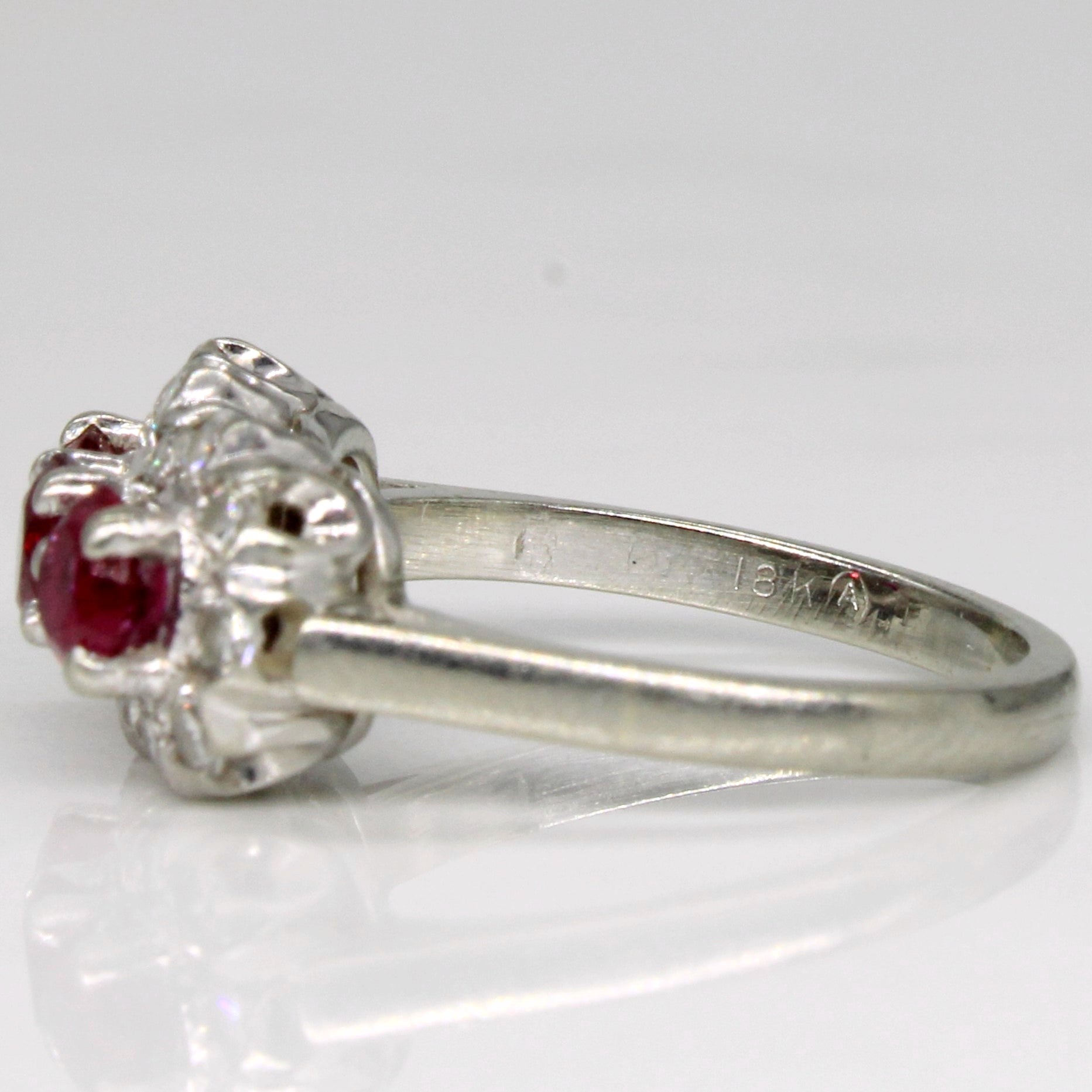 Ruby & Diamond Cocktail Ring | 0.69ctw, 0.32ctw | SZ 3.5 |