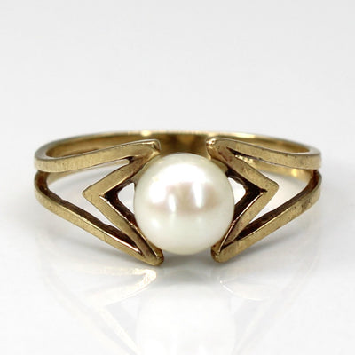 Claw Set Pearl Ring | SZ 5 |