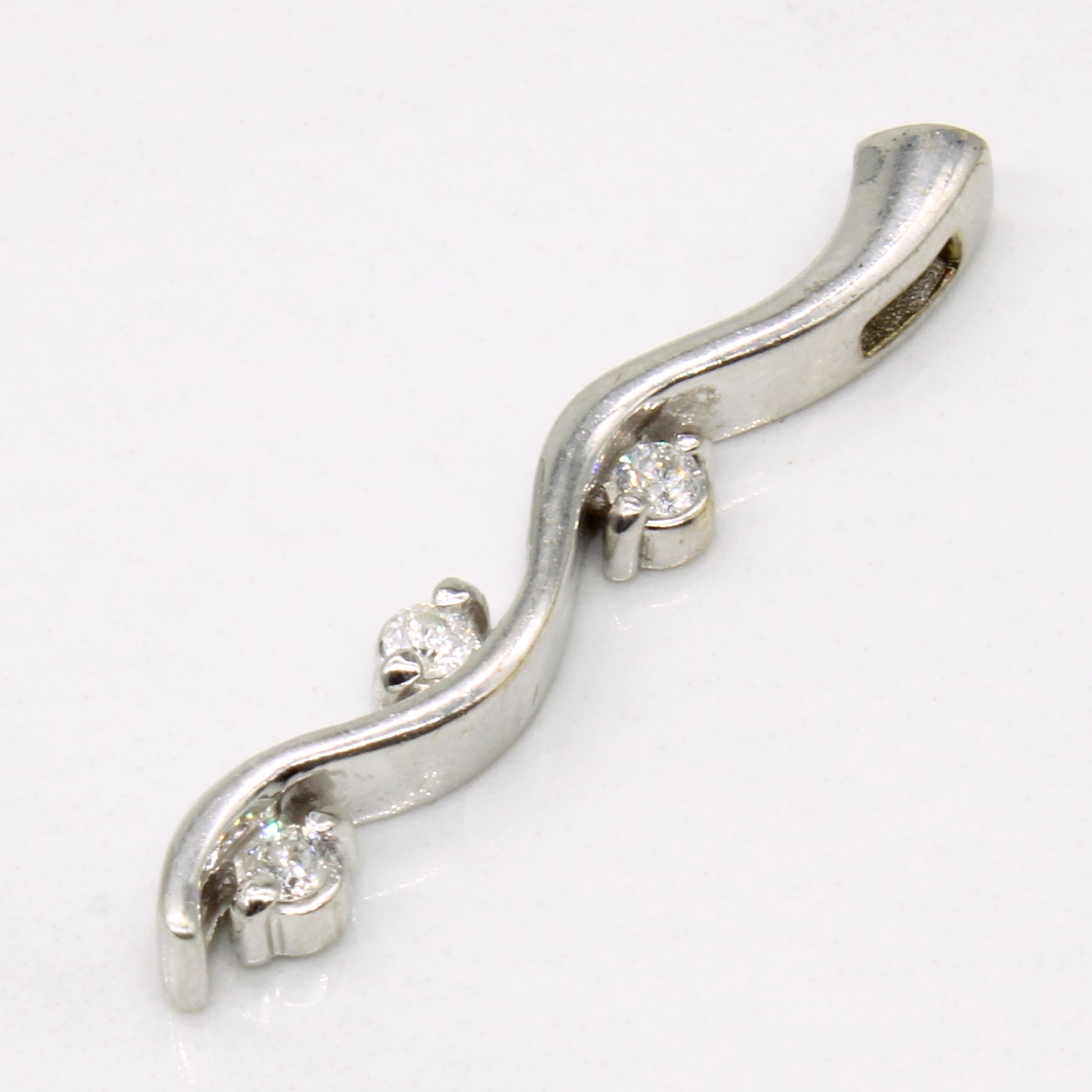 Three Stone Diamond Pendant | 0.10ctw |