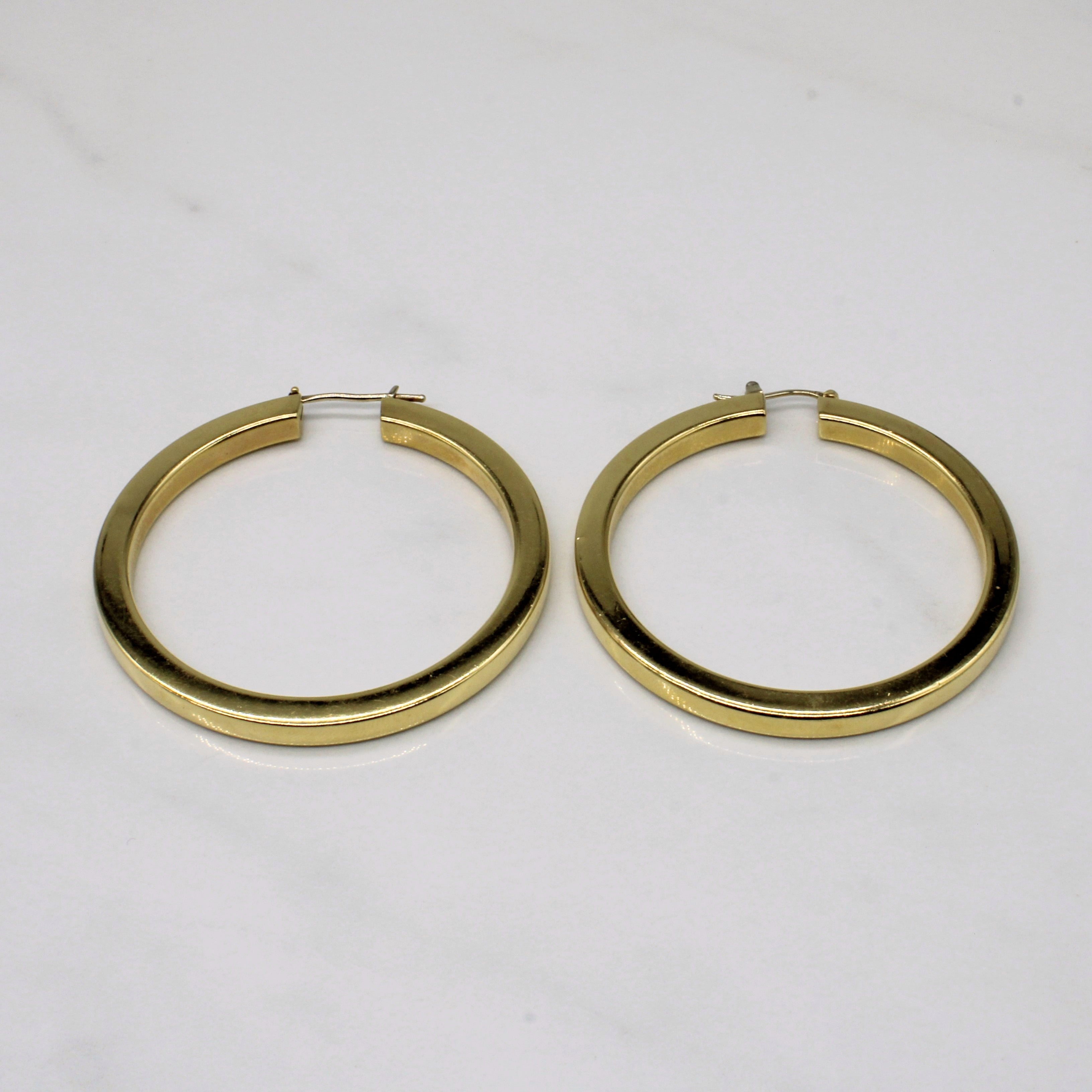 Birks' 14k Yellow Gold Large Hoop Earrings