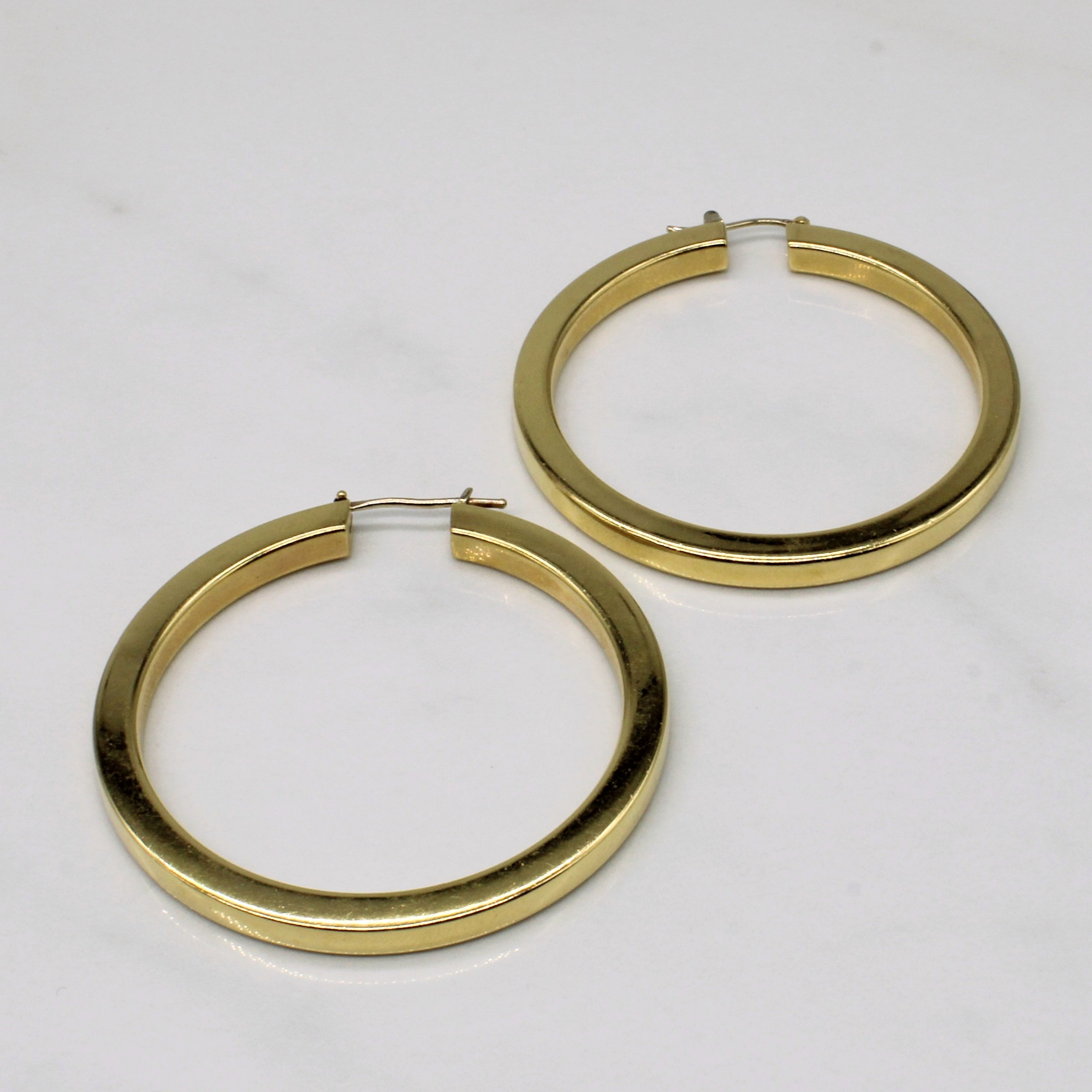 Birks' 14k Yellow Gold Large Hoop Earrings